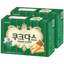 크라운 쿠크다스 커피, 144g, 2개