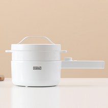 퀴즈 세라믹 멀티쿠커 1.5L 전기냄비 2단 찜기 라면포트 샤브샤브 보온, ES-W1500