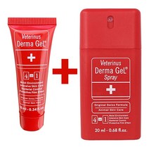 애견 고양이 반려동물 상처 손상피부 더마젤 연고10ml+스프레이20ml 콤보, 더마젤 연고10ml + 스프레이20ml 콤보