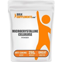 BulkSupplements. com 결정 셀룰로스 101 파우더 섬유 장 운동 불용성 250g 8.8온스, 8.81 Ounce (Pack of 1)