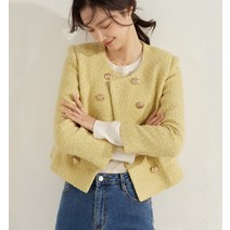 휴드 엘레느 트위드 자켓 2COLOR