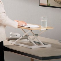 루나랩 높이조절 스탠딩 책상 모션데스크 Mini, 화이트 (미니)