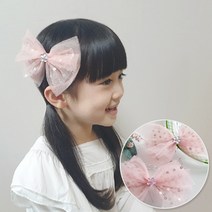 공주마마 안젤라리본샤샤집게핀
