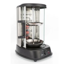 회전식 전기구이 기계 통닭 오븐구이 혼닭 오리 바베큐 꼬치 4종그릴, 21L 블랙-소형+ 무료그릴4세트