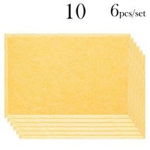 고탄성스펀지 흡음판 방음 차음시트 계란판 방음벽설치 음향 패널 6 pcs 흡음, 10-오렌지, 0.8cm 저밀도