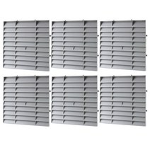 애드라이프 방범창 창문가리개 그레이, 6p, 1개