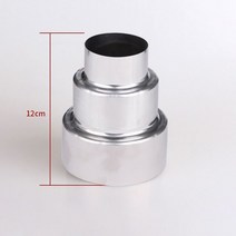스테인레스 스틸 굴뚝 라이너 감속기 연도 배기 스토브 파이프 감소 조인트 어댑터 시스템 액세서리 1 개, 07 G