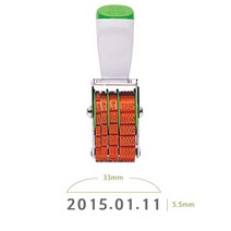 일부인 중 33x5.5mm 도장 자동 스탬프 날짜 고무인 씨케이, 상세페이지 참조