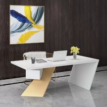 대표 CEO 사장님책상 사무실 테이블 데스크탑 인테리어 유니크 디자인, 160x70x75두께5cm