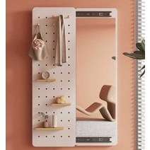 타공파티션 철제파티션 거울파티션 타공거울, (다크그린)가로 60CM X 높이 160CM