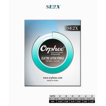 일렉기타줄 베이스 기타줄 orphee professional se 시리즈 009 042 010 046 011 050 일렉트릭 기타 현 이탈리아 니켈 합금, se2x 009
