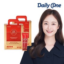 데일리원 천진생 홍삼정 데일리스틱 대용량 2통, 없음