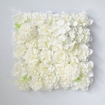 아치형 가벽 포토존 포토월 장식 파티션 시뮬레이션 꽃 행 실크 장미 벽 꽃 웨딩 아치, 하얀