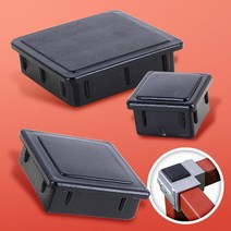 각파이프 연결 뚜껑 마개 마감캡 30 50 75 브라켓 조인트 연결핀 각관, 마감캡 50 4개