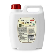 신앙촌 양조 1급 진간장, 3개, 4.5L