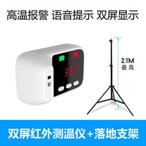 원거리 온도계 도어 열화상 일체형 자동 전자 체온측정기 스탠드 적외선 3미터, A