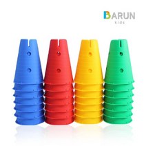 바른키즈 멀티짐 원탑 / 칼라콘 허들콘 _ 309998EA, 빨강