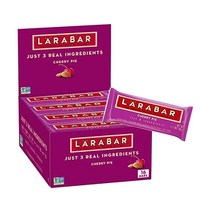 Larabar 파인 업사이드 다운 케이크 글루텐 프리 비건 과일 너트 바 16ct, 체리 파이