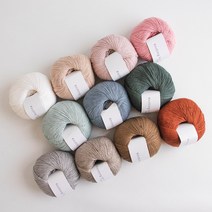 야나 [니팅포올리브] 코튼 메리노(Cotton Merino)뜨개실 뜨개질실 털실 스웨터만들기 대바늘 대바늘뜨개 니팅포올리브, 퍼플 엘리펀트