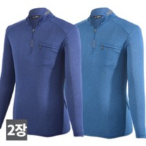 워킹맨 아울렛 2장세트 봄 가을용 기능성 스판티셔츠 작업복 현장복 등산복 아웃도어 티셔츠 빅사이즈 A218