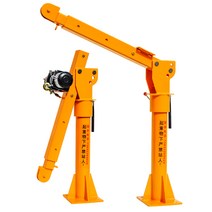 차량용 선박용 크레인 소형 기중기 윈치 호이스트, 12V500kg(무선+유선) 해외수출모델