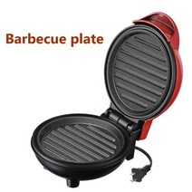 누룽지기계 붙지 않는 바베큐 오븐 팬케이크 베이킹 조리기 아침 식사 양면 난방 미국, Barbecue pan, 220V_EU