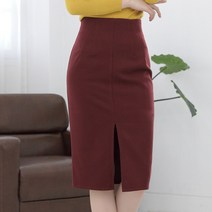 H라인 스판 앞트임 절개 롱 스커트 자체제작 빅사이즈 치마