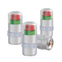 4Pcs 2.4Bar 36PSI 자동차 자동 타이어 압력 모니터 밸브 줄기 캡 센서 표시기 눈 경고 진단 도구 키트, [01] 4 Pcs, 01 4 Pcs
