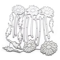 Chrysanthemum 금속 절단 다이 스텐실 DIY 스크랩북 앨범 종이 카드 템플릿 금형 엠보싱 크래프트