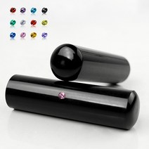 흑수우(물소뿔) 장환봉 도장 사무용 인감도장 6푼(18mm), 고인체, 한글