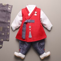 꼬까한복 체리쾌자