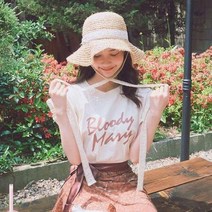 왕대두버킷햇 빅사이즈 벙거지모자 여자 밀짚 레이스 챙넓은 썬캡 정글 플로피햇 라피아햇