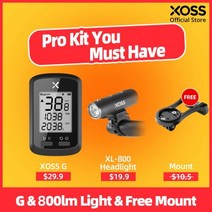 즈위프트 케이던스 센서 쯔위프트 속도 XOSSG/G GPS 자전거 컴퓨터 무선 사이클링 속도계 로드바이크 MTB 방수 블루투스 ANT, XL800 G PACK