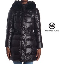 마이클코어스 하이샤인 퍽스퍼 후드 롱패딩 블렉프라이데이