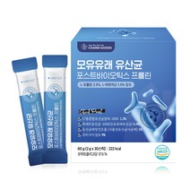 모유 유래 유산균 포스트바이오틱스 프롤린 가루 락토바실러스 가세리 루테리 1000억 장밀착 장유착 유산균 프리 프로 바이오틱스 분말 스틱, 30포, 2g