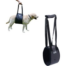 노인 또는 장애견을 위한 Tineer 개 리프트 하네스 지지 벨트 - 서포트 후방 보조 약한 다리 일어서기 걷기 계단 오르기 중형견용 보행 하네스S 파란색, 중, 그라우