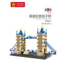 전세계 랜드마크 건축블록 중국호환블록 미니어쳐, 영국 런던 다리 (1054Pcs) 5215