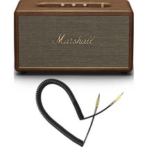 마샬 스탠모어 III 블루투스 스피커, 스탠모어 III + 3.5mm 어댑터, 브라운