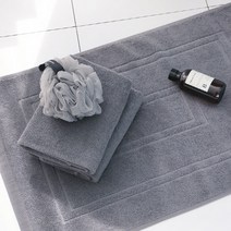 소소모소 호텔식 타월 발매트(240g) 2종(화이트 그레이), 화이트