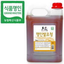 두레촌 두레촌 명인 쌀조청 5kg/제32호 식품명인 강봉석/조청 물엿/가정용 식당용, 단일옵션