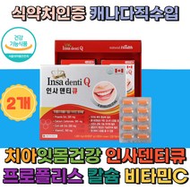 인사덴티 큐 프로폴리스 칼슘 뼈 치아 형성 잇몸 영양제 구강관리 잇몸에 좋은 식약처인증 건강기능식품 캐나다 직수입 옥수수수염 추출분말 함유 비타민C
