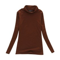 패션 Tshirt 단색 여성 T 셔츠 긴 소매 슬림 터틀넥 탑 12 가지 색상 편안한 다목적 판매
