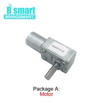 웜기어 베벨기어 소형기어드모터 Bringmart-JGY370 12v DC 모터 웜 기어 고 토크 24v 감속기 8mm D7 샤프트, 15 24V 6rpm_04 package J