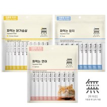 무마진 고양이 대용량 츄르간식 무마진 짜먹는 연어 닭가슴살 참치 40p 480g, 닭가슴살 40p