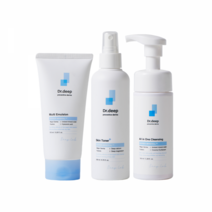 닥터딥 미네랄 모이스처케어 3종세트(스킨토너 플러스 200ml+멀티에멀젼 150ml+올인원클렌징 150ml), 단품