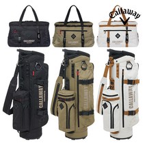 캘러웨이 2023 레이드백 남성용 보스턴백 캐디백 세트, 카키, 블랙