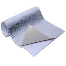 WISAUTO Aluminized Heat Shield Thermal Barrier Adhesive Backed Heat Sleeve 24'X24' null, 1