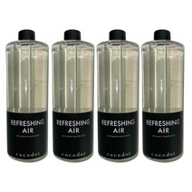 코코도르 대용량 디퓨저 리필액, 리프레싱에어, 500ml, 4개