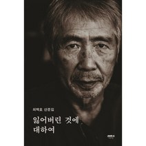 잃어버린 것에 대하여:최백호 산문집, 최백호 저, 마음의숲