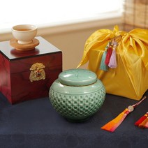 [지리산뱀사골] 아카시아꿀 프리미엄 1.2kg (상감청투각도자기/고가구/선물용보자기), 단품, 단품